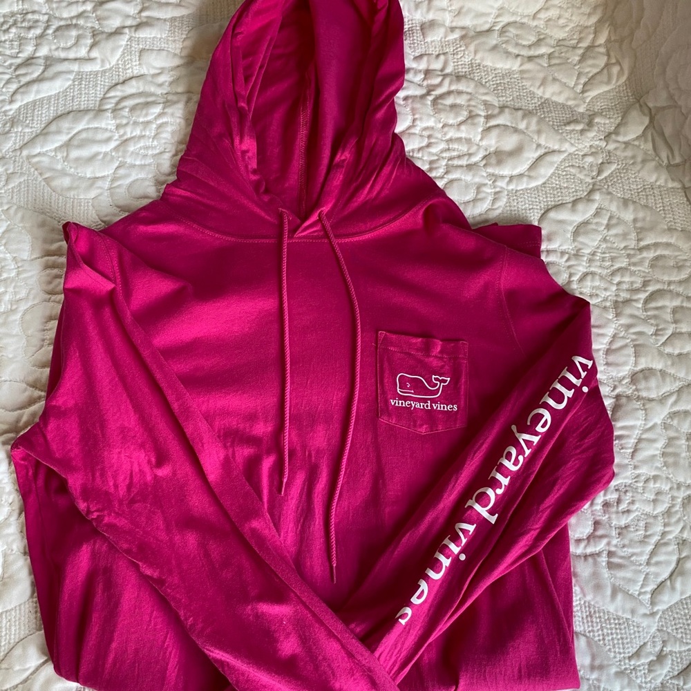 Vineyard Vines full length hooded dress / cover up